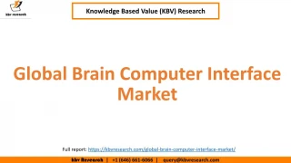 Global Brain Computer Interface Market Analysis - slide 1