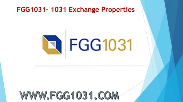 1031 Tax Exchange Rule