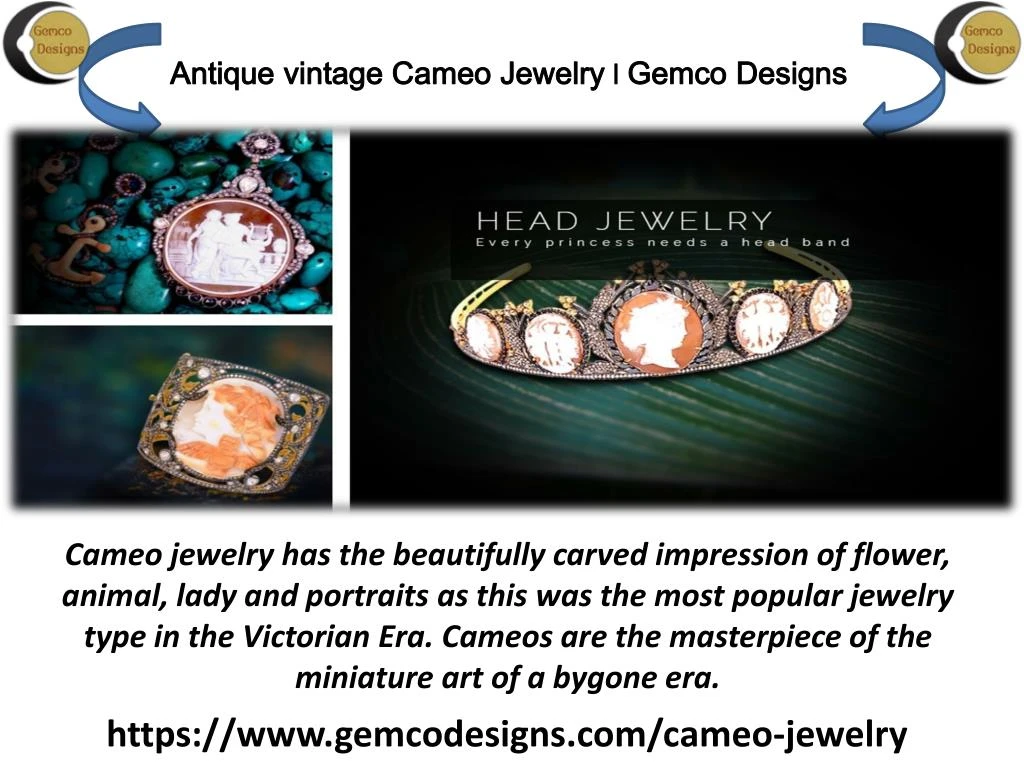 antique vintage cameo jewelry gemco designs