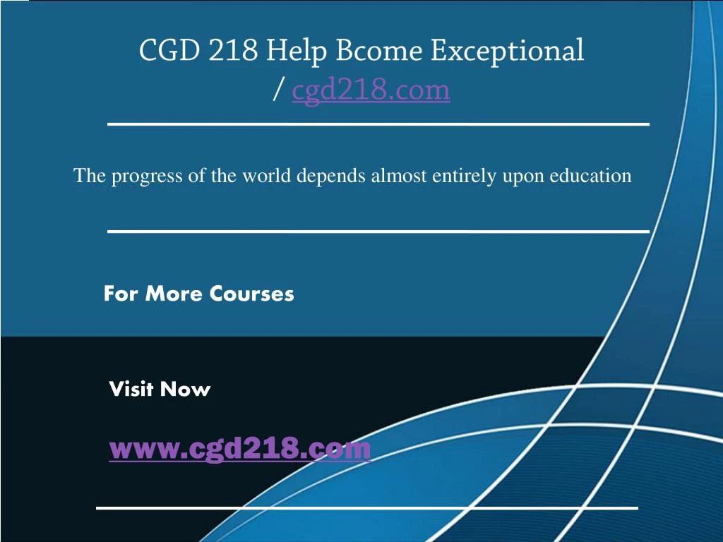 cgd 218 help bcome exceptional cgd218 com