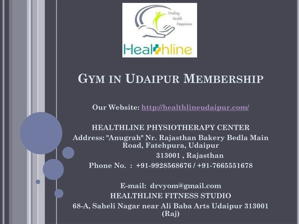 gym in udaipur membership
