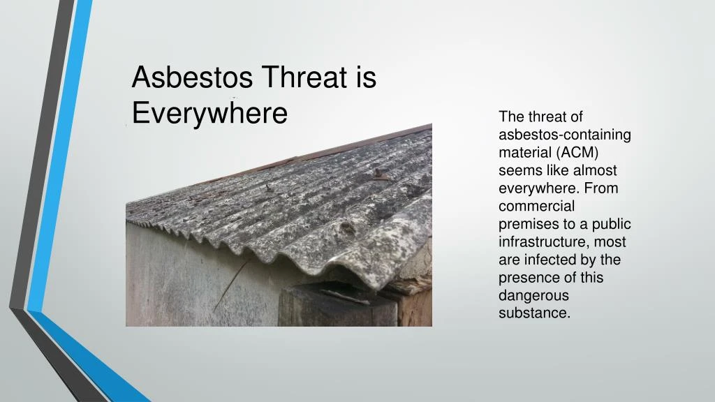 asbestos threat is everywhere