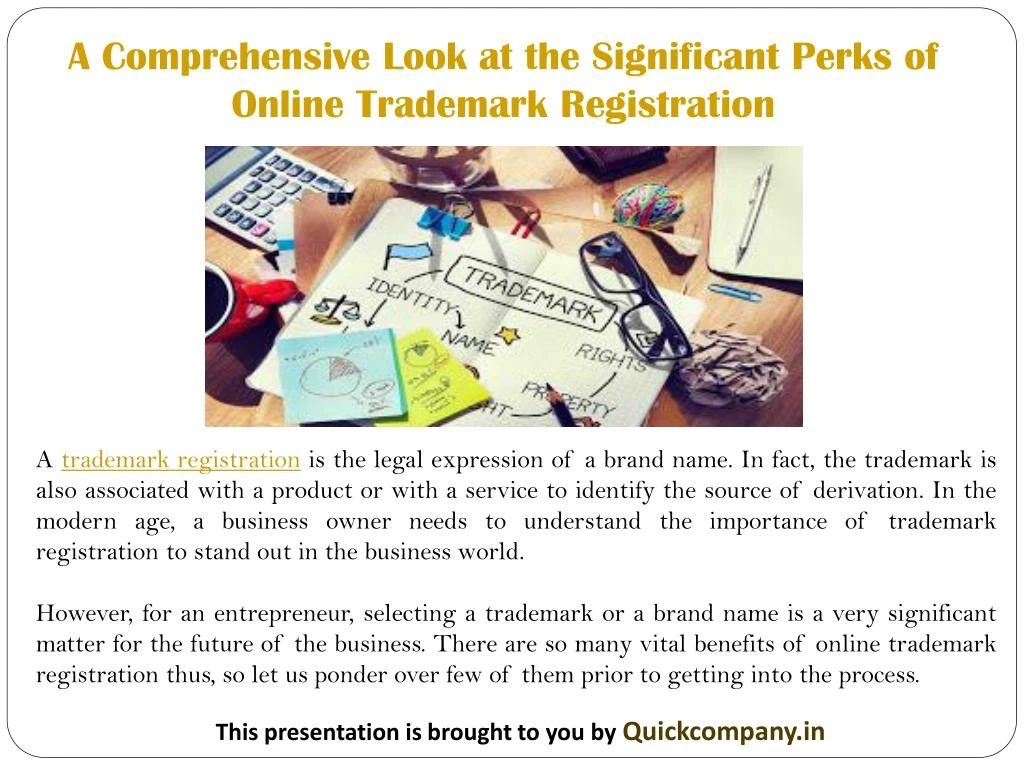 a comprehensive look at the significant perks of online trademark registration
