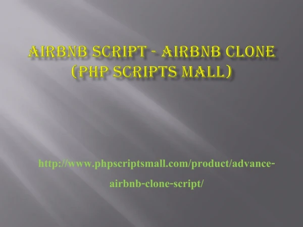 Airbnb Clone – PHP SCRIPTSMALL - Airbnb Script