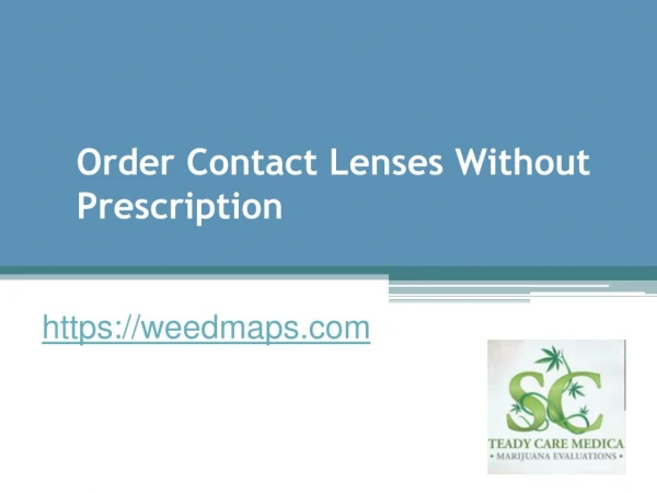 Order Contact Lenses Without Prescription