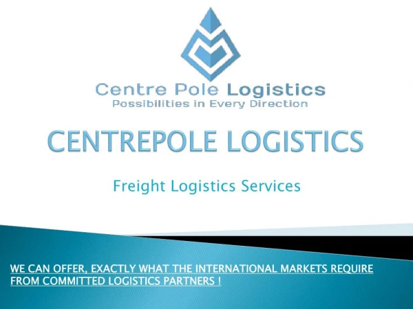Freight Logistics Services | Air | Sea | Land