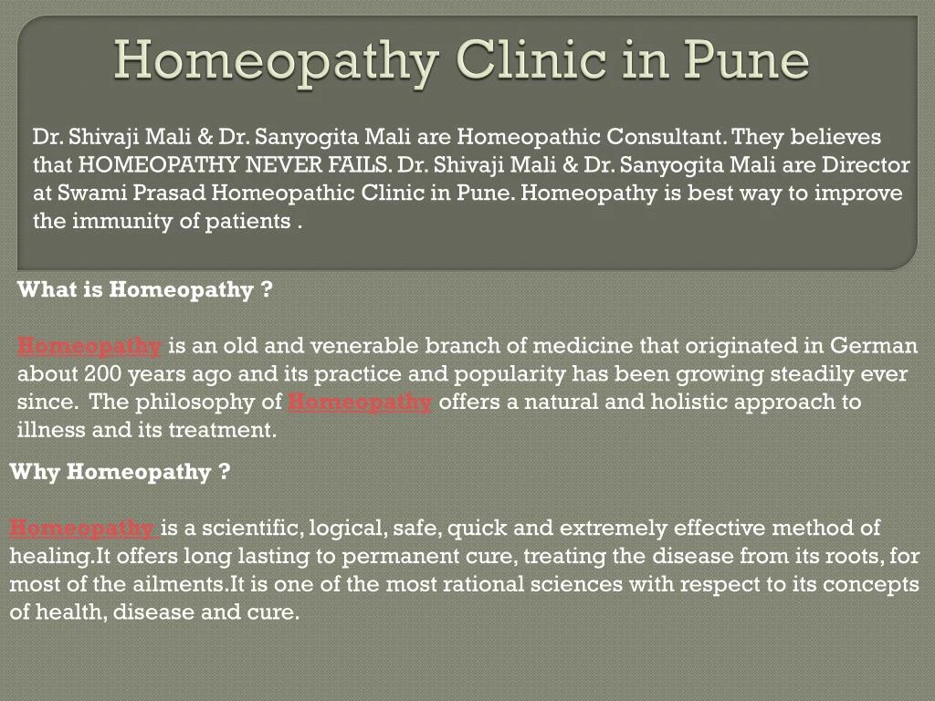 homeopathy clinic in pune