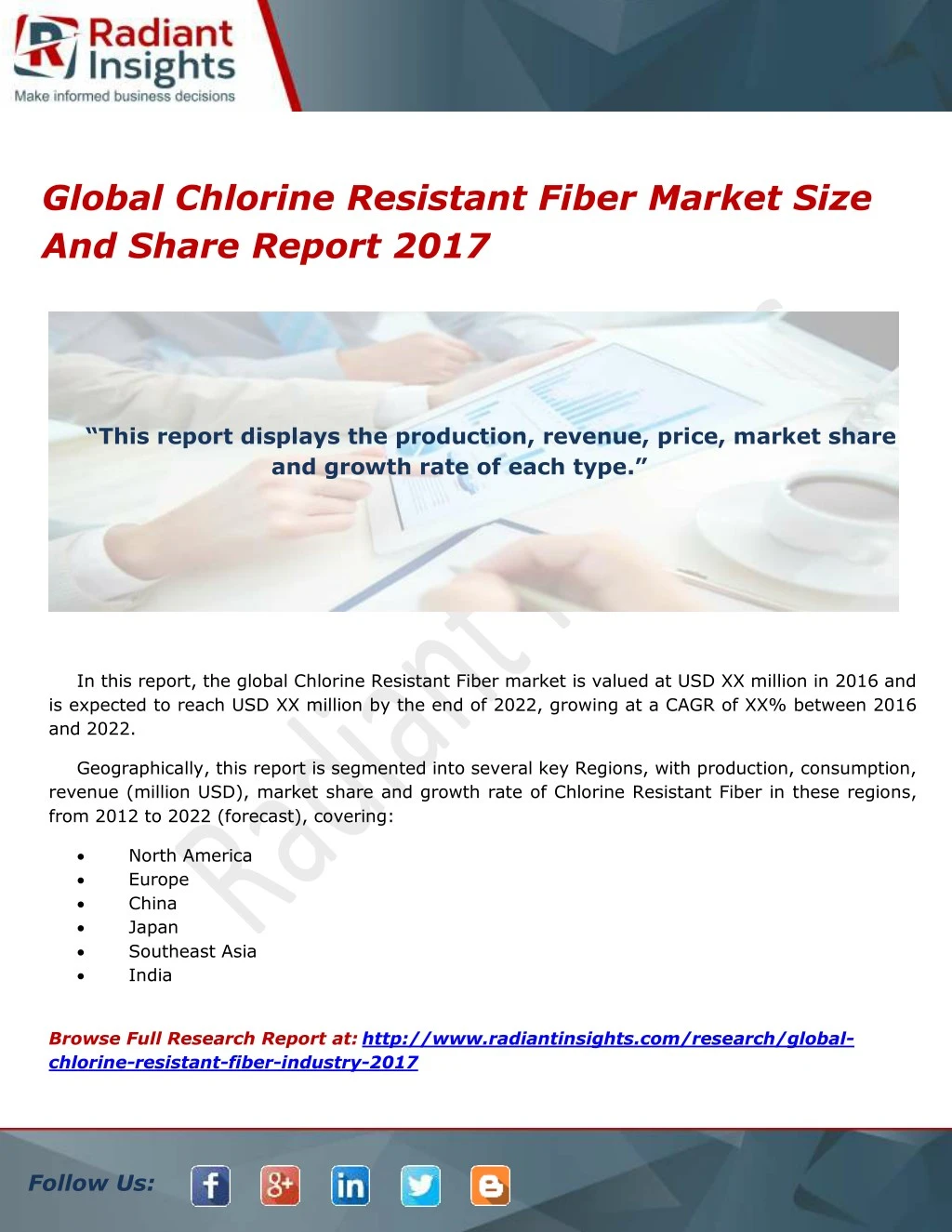 global chlorine resistant fiber market size