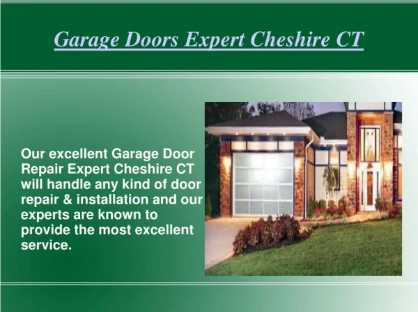 Garage Doors Expert Cheshire CT