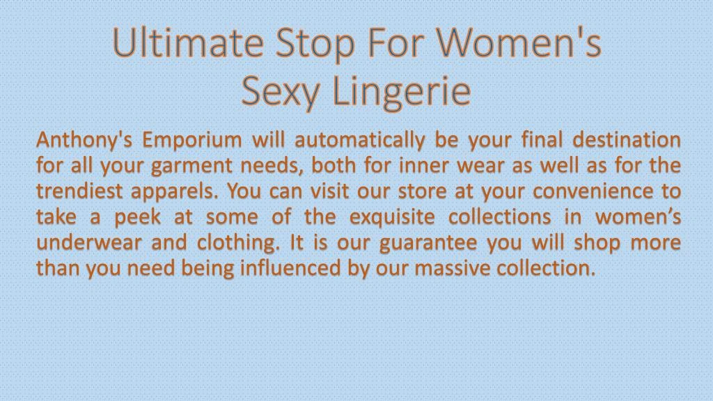 ultimate stop for women s sexy lingerie