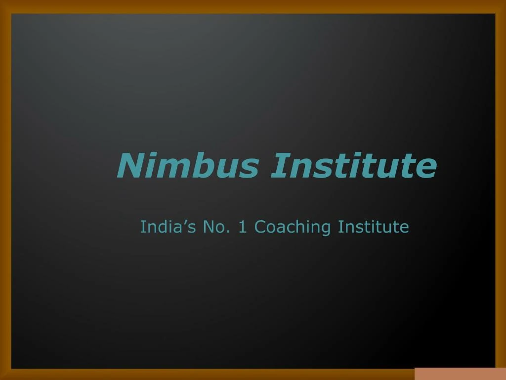 nimbus institute