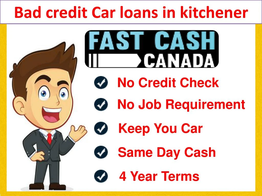 bad credit car loans in kitchener