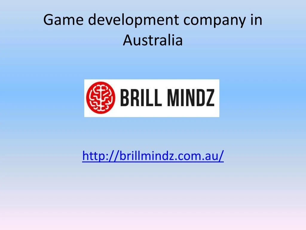 game development company in australia