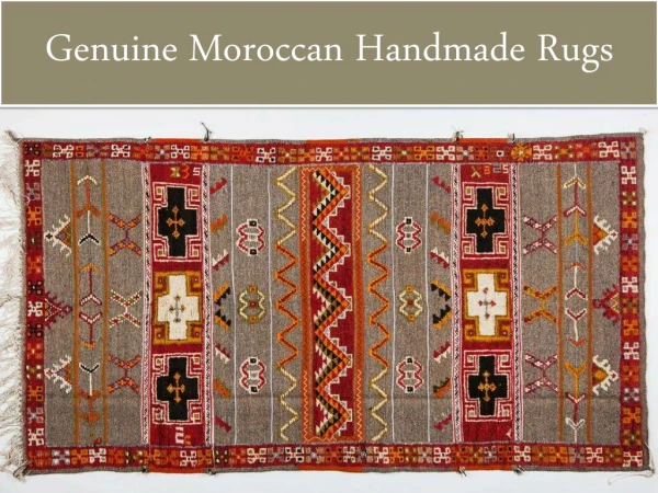 Genuine Moroccan Handmade Rugs