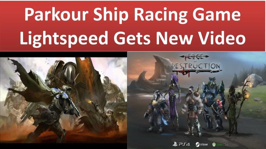 parkour ship racing game lightspeed gets new video