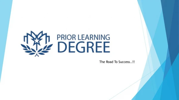 Prior Learning Degree