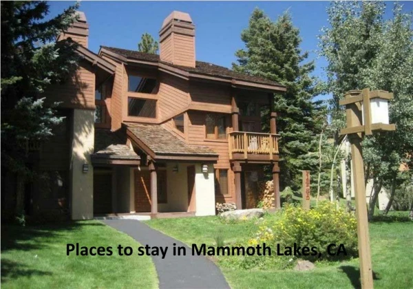 Snowcreek Condo Vacation Rental in Mammoth Lakes
