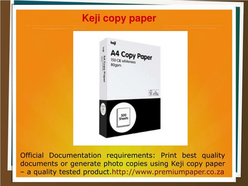 keji copy paper