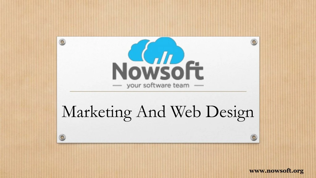marketing and web design