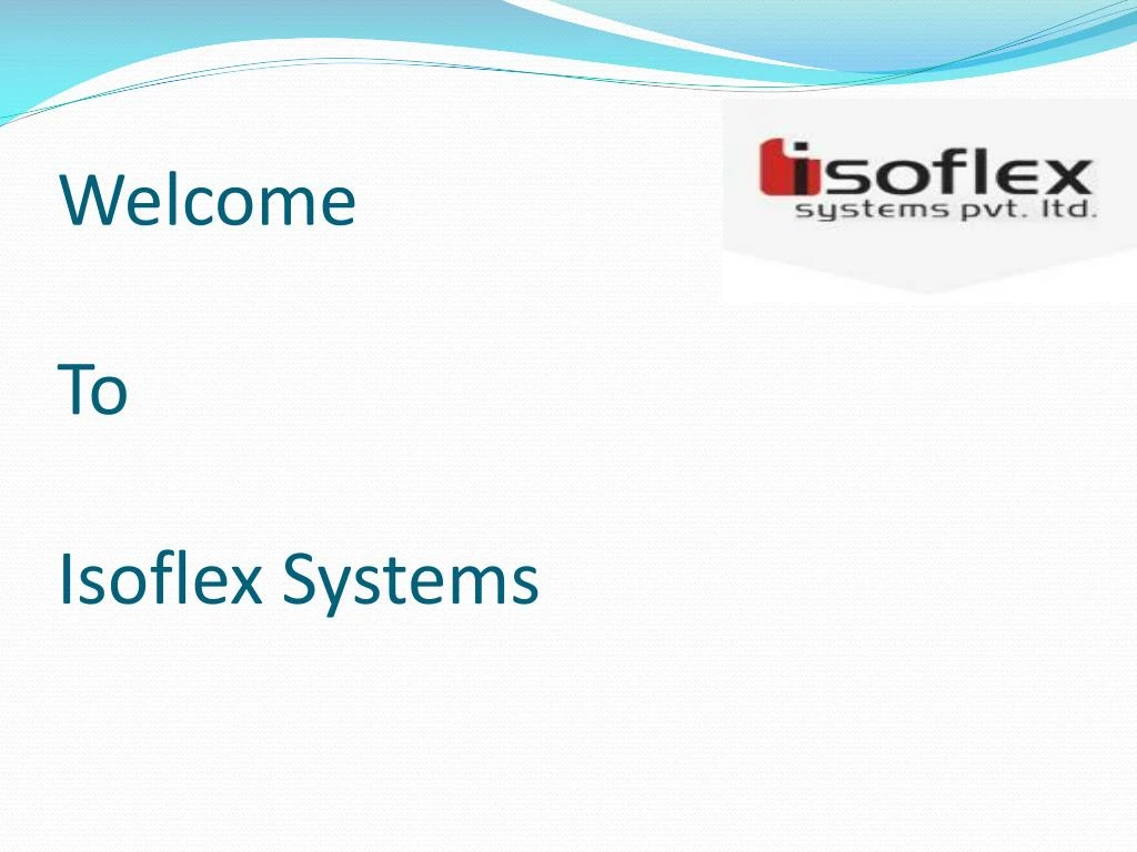 welcome to isoflex systems