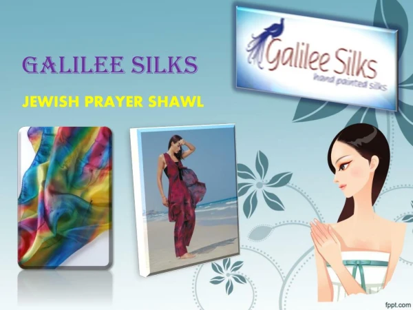 Jewish prayer shawl patterns at Galileesilks