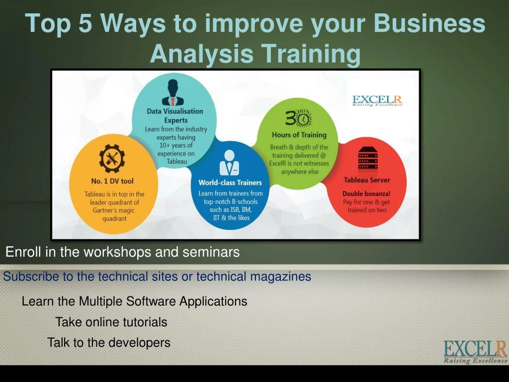 top 5 ways to improve your business analysis training