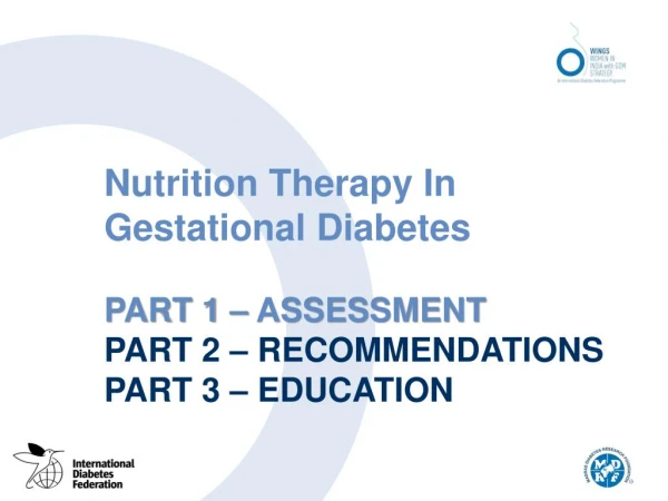 Nutrition therapy gestational diabetes provided by diabetesasia.org