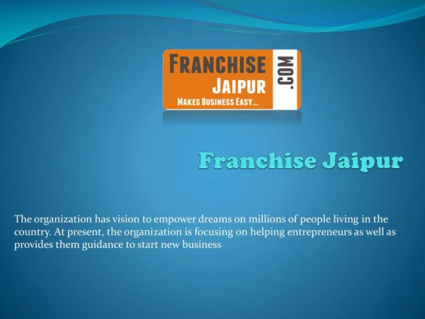 Franchise Jaipur