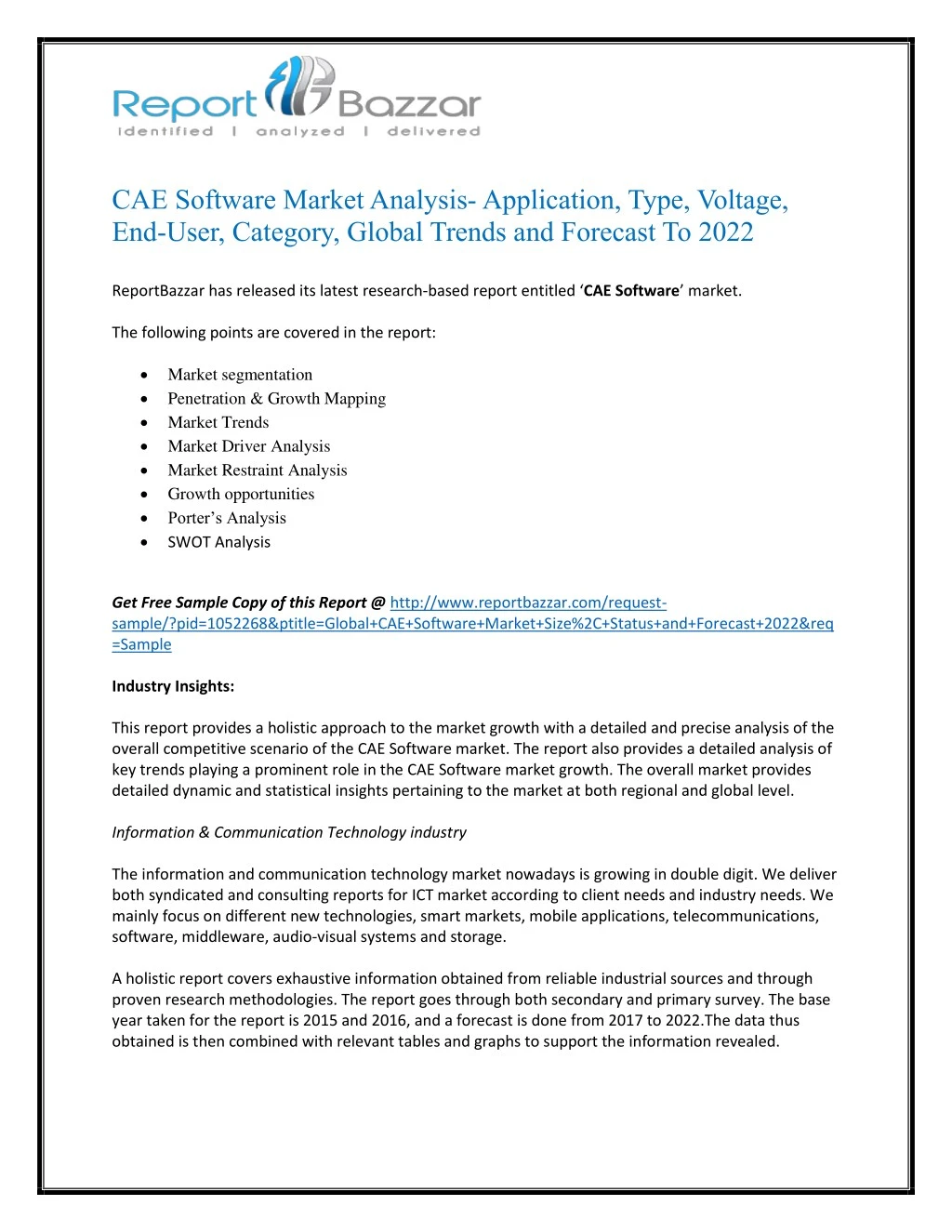 cae software market analysis application type