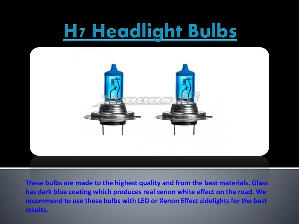 h7 headlight bulbs