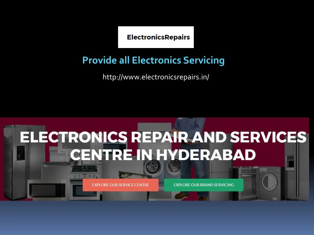 provide all electronics servicing