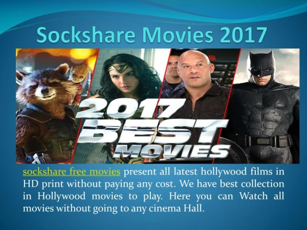 Sockshare Movies 2017