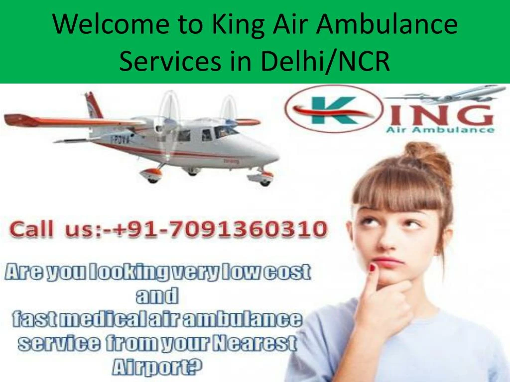 welcome to king air ambulance services in delhi ncr