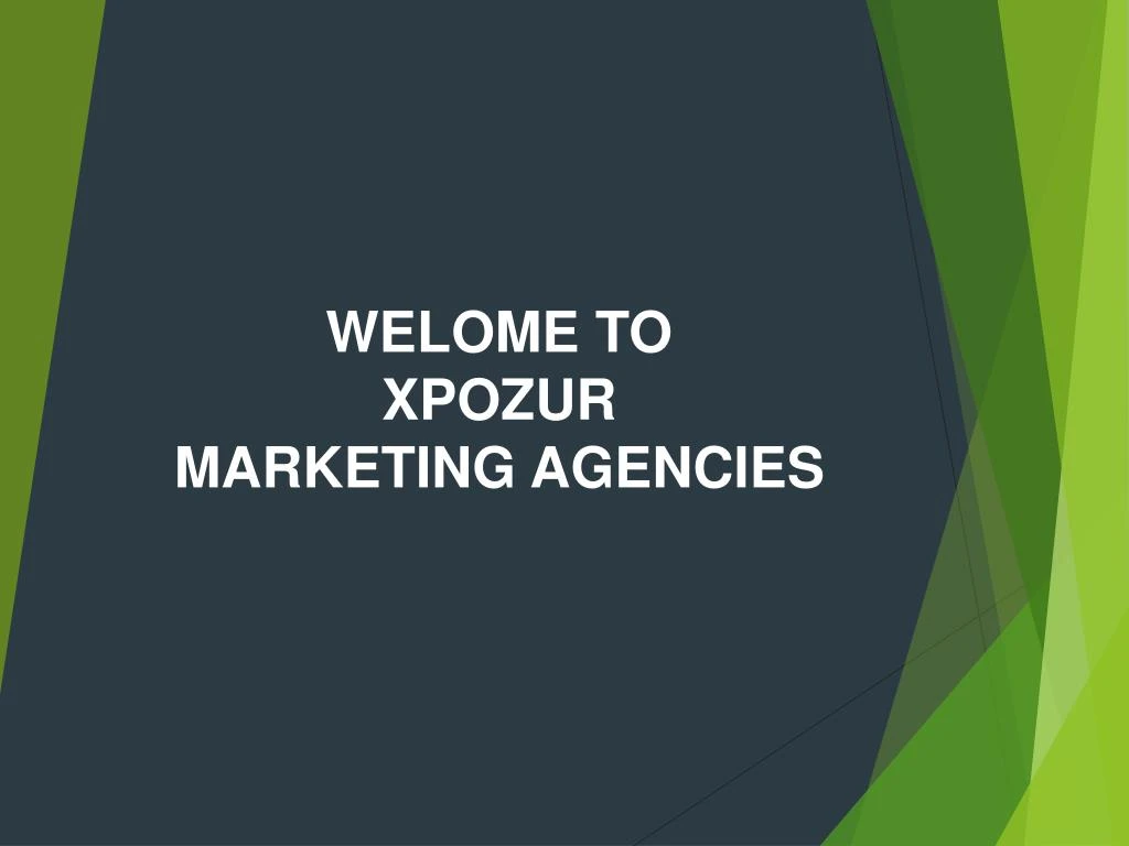welome to xpozur marketing agencies