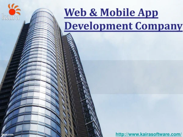 Web & Mobile App Development Company in India