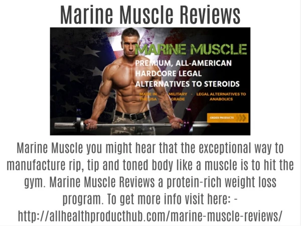 Marine Muscle Reviews