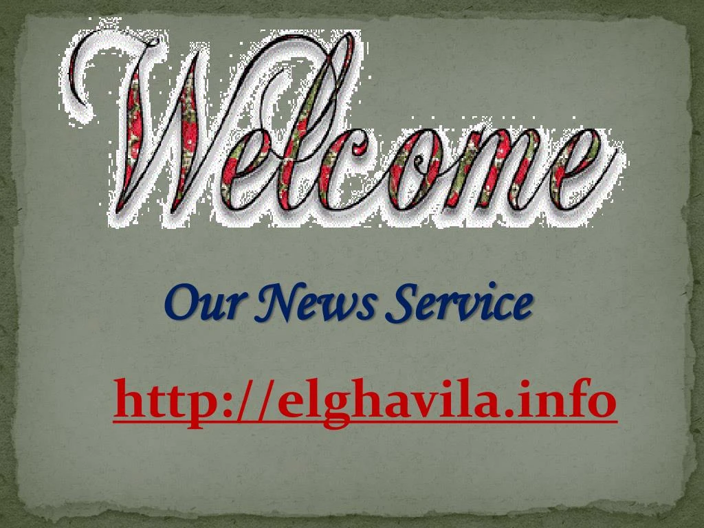 our news service