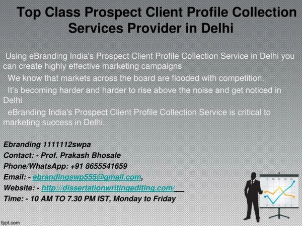 Prospect Client Profile Collection Services Provider in Delhi