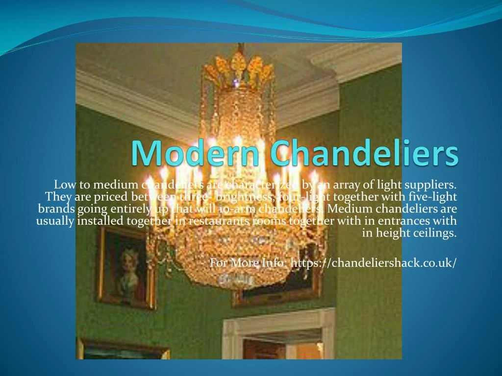 modern chandeliers