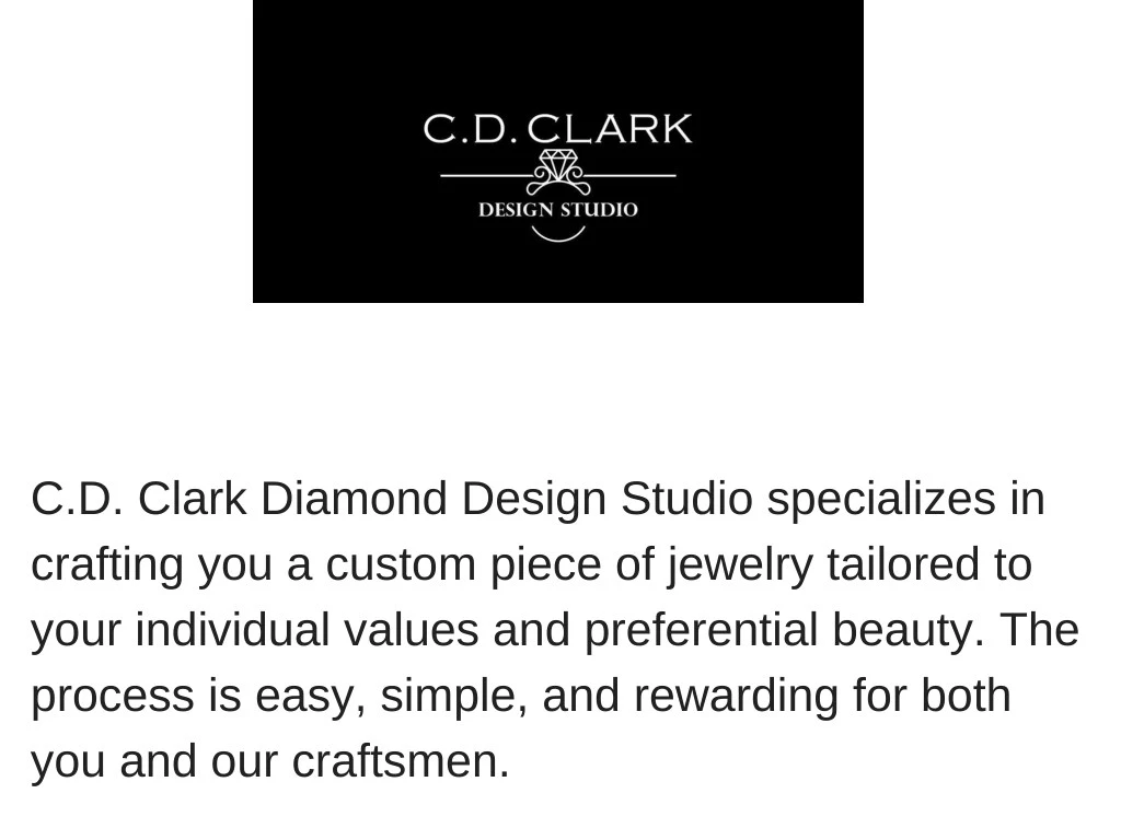 c d clark diamond design studio specializes