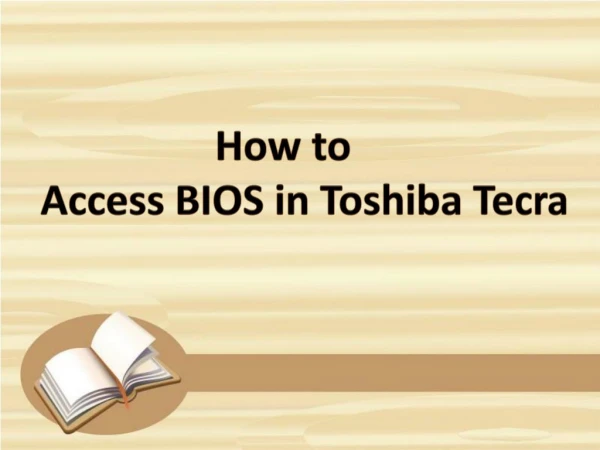 How to Access BIOS in Toshiba Tecra