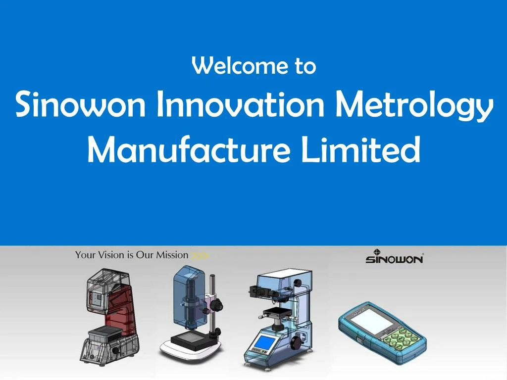 welcome to sinowon innovation metrology