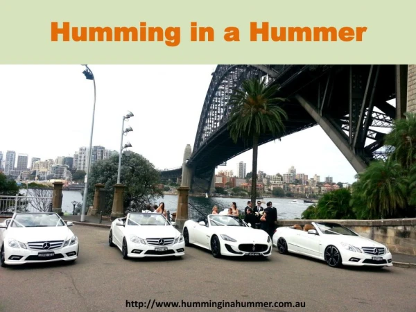 Sydney’s No.1 Hummer Car Hire Company