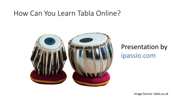 Basic instrument on tabla by ipassio