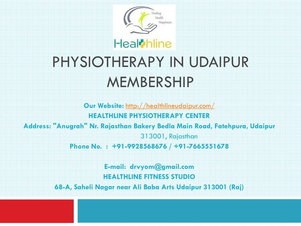 physiotherapy in udaipur membership