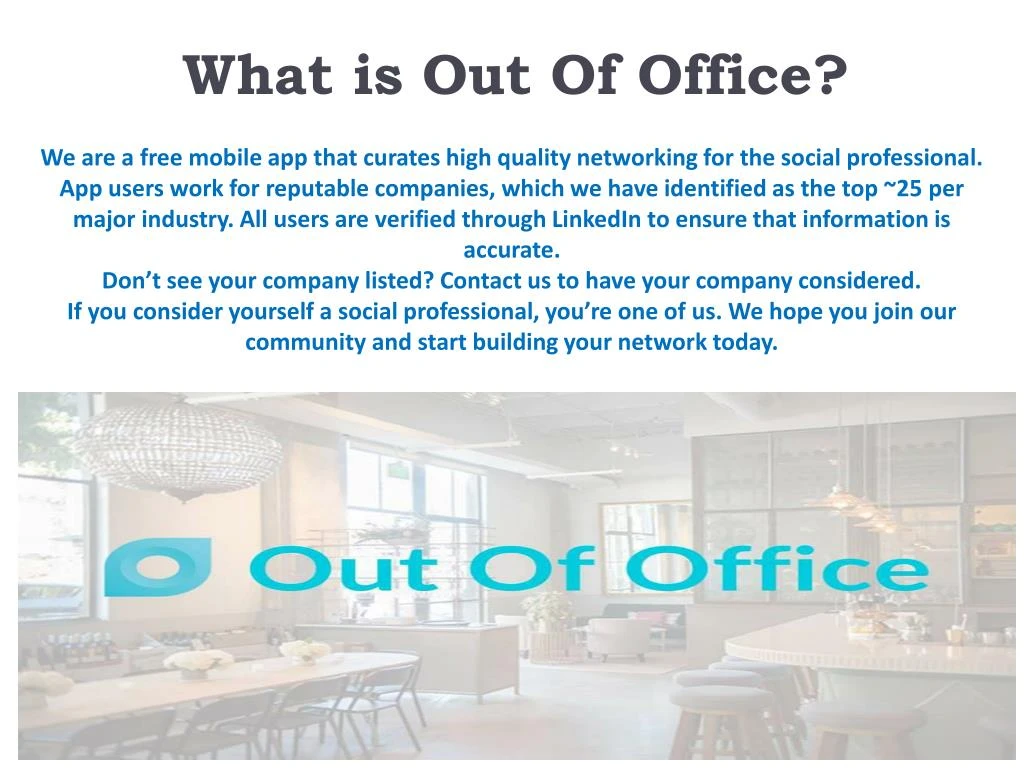 what is out of office