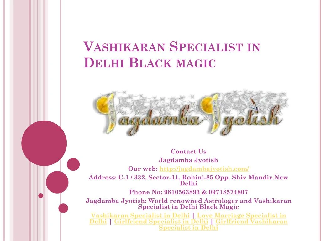 vashikaran specialist in delhi black magic