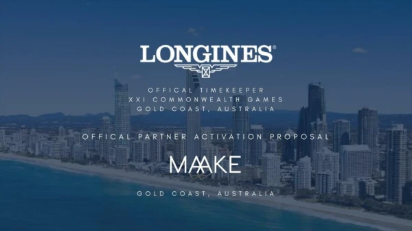 Longines - MAAKE