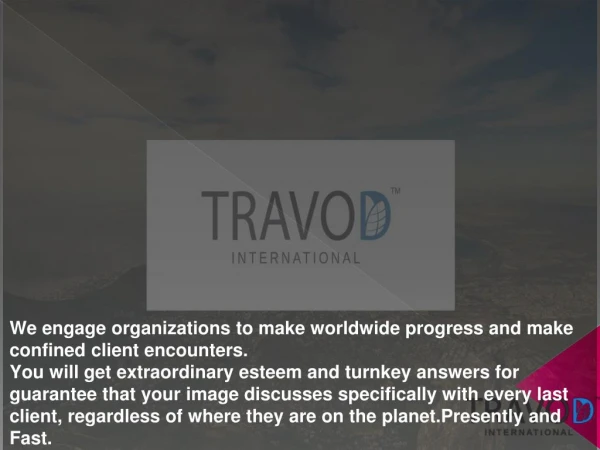 Travod- Your very own Translations Partner