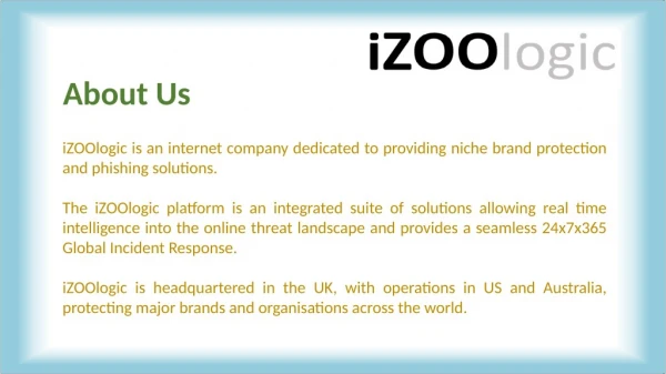 Brand Protection and Data Loss Recovery | iZOOlogic